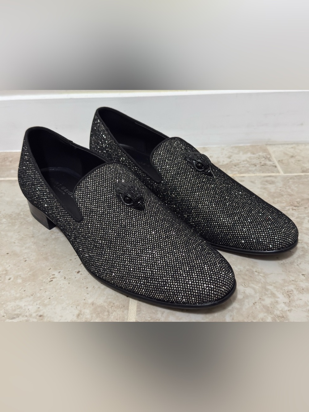 Kurt Geiger Men’s ACE STUD LOAFER (Size 45).